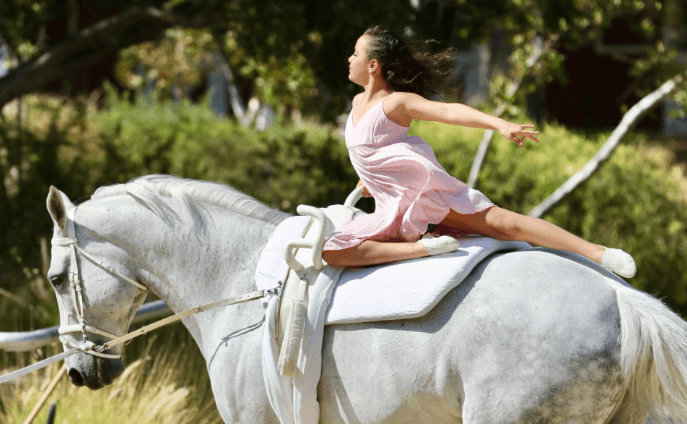 How can one learn equestrian vaulting?